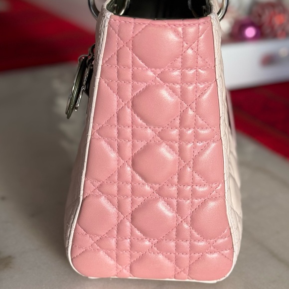 ❌SOLD❌ LIMITED EDITION* Tri-Color Cannage Lady Dior Bag - Picture 6 of 17